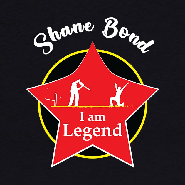 Shane Bond - I am Legend T-shirt by VectorPB